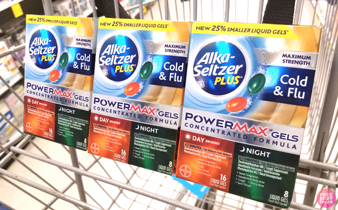 Alka Seltzer Plus Power Max Cold and Flu Medicine in the cart