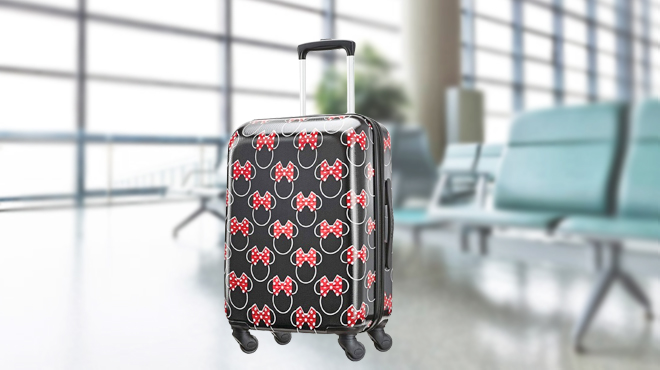 American Tourister Disney Hardside Minnie Mouse Head Bow