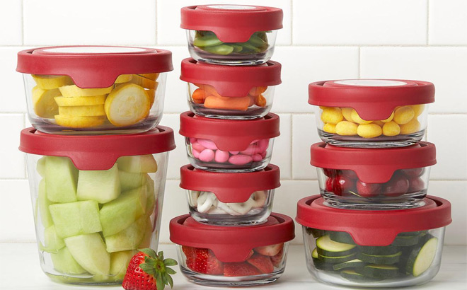 Anchor Hocking TrueSeal 20 piece Glass Food Storage Set