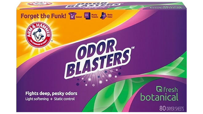 Arm Hammer 80 Count Odor Blaster Sheets Fresh Botanical Scent