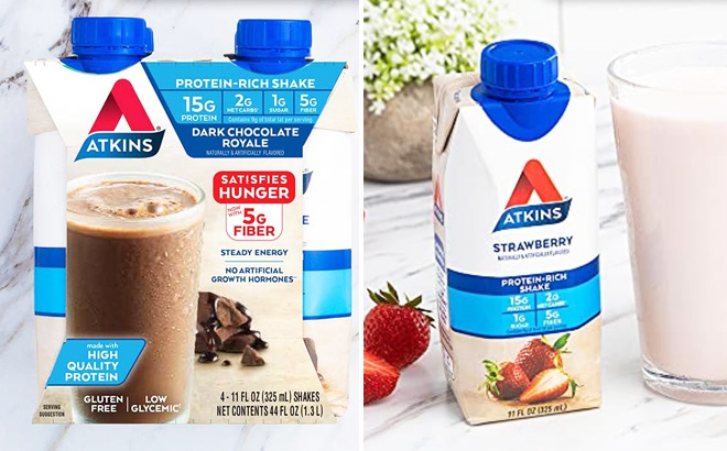 Atkins Dark Chocolate Royale Protein Shake 12 Count