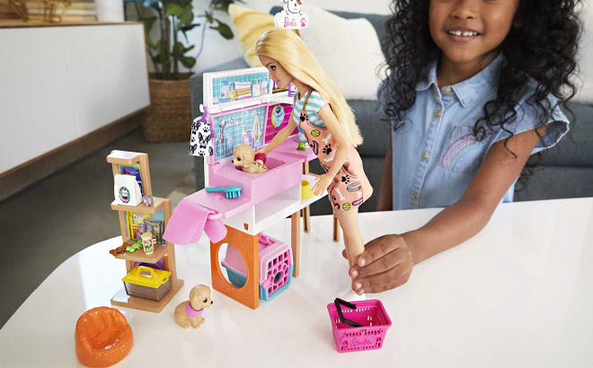 Barbie Doll Pet Boutique Playset