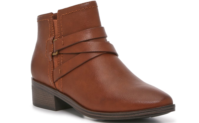 Baretraps Magena Bootie in the Color Cognac