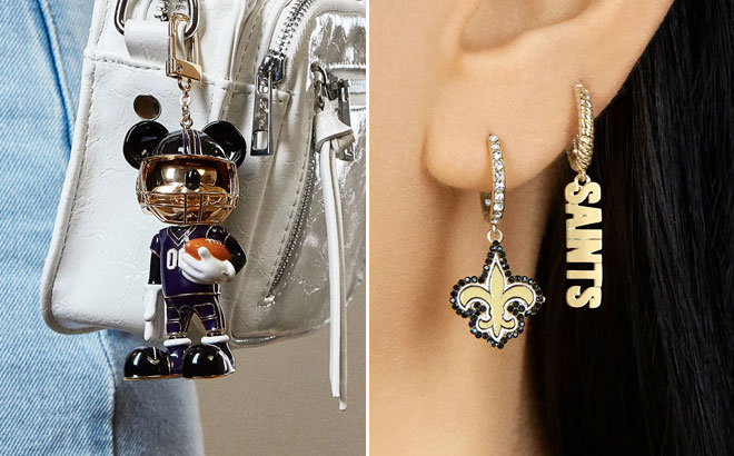 Baublebar New Orleans Saints NFL Earring Set