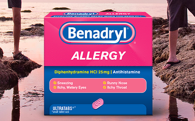 Benadryl Ultratabs Antihistamine Allergy Tablets