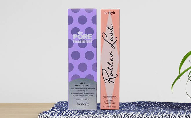 Benefit Cosmetics Roller Lash Mascara and Cleanser Set