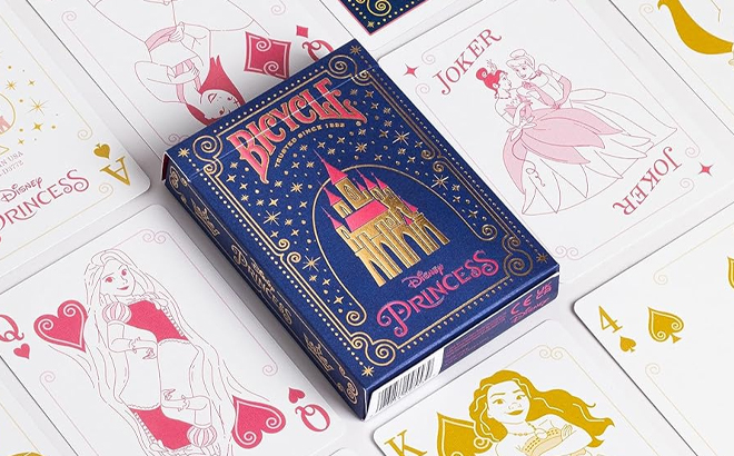 Bicycle Disney Princess Inspired Playing Cards Blue