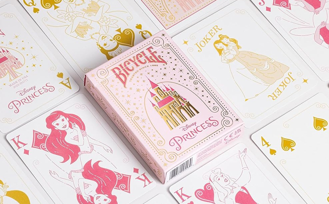 Bicycle Disney Princess Inspired Playing Cards Pink