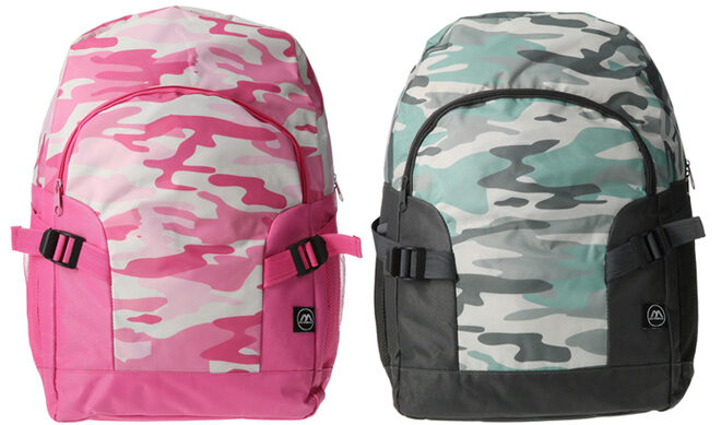 Camo Double Buckle Backpacks