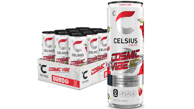 Celsius Energy Drink Sparkling Cosmic Vibe 12 Pack