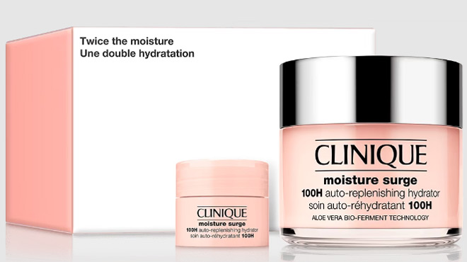 Clinique Twice the Moisture Skincare Set