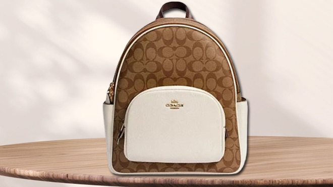 Coach Outlet Amelia Convertible Backpack In Signature Canvas