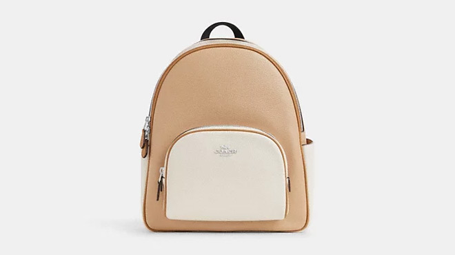 Coach Outlet Court Backpack In Colorblock