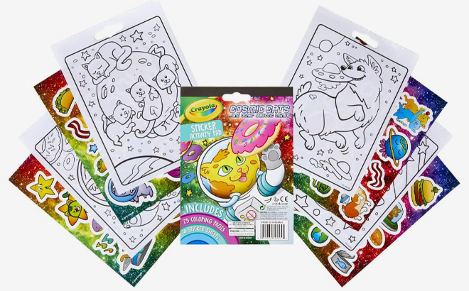 Crayola Sticker Activity and Coloring Pad