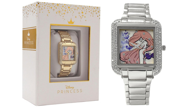 Disney Little Mermaid Ariel Bracelet Watch with Storybook Window Box