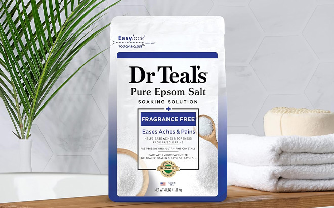 Dr Teals Fragrance Free Pure Epsom Salt Soak