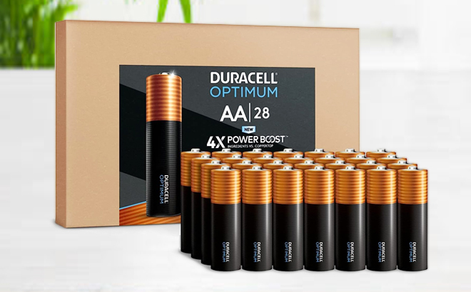 Duracell Optimum AA Batteries 28 Count