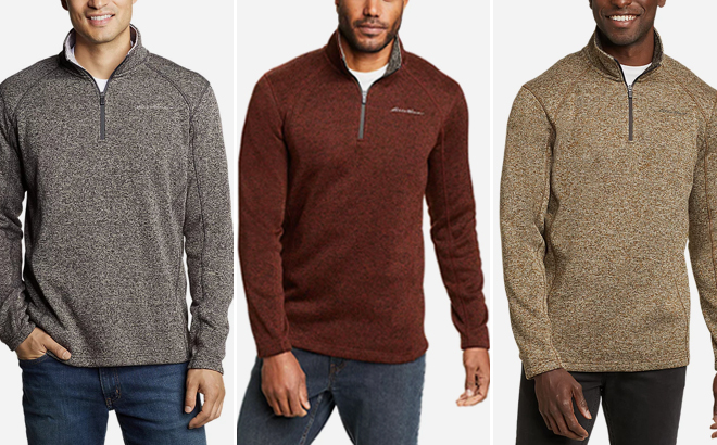 Eddie Bauer Mens Radiator Fleece Pullovers