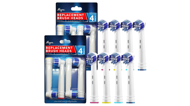 Eight Replacement Brush Heads