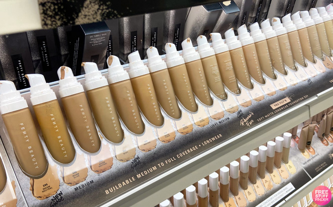 Fenty Beauty Pro Soft Matte Longwear Foundation on a Shelf