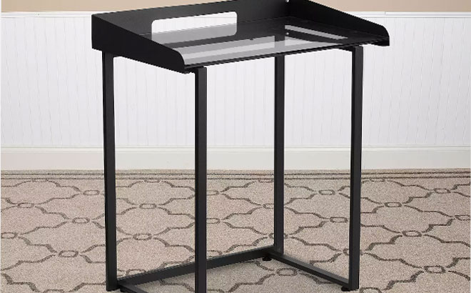 Flash Furniture Contemporary Clear Tempered Glass Desk at Kohls