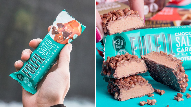 Fulfil Vitamin and Protein Bars in Chocolate Salted Caramel Flavor