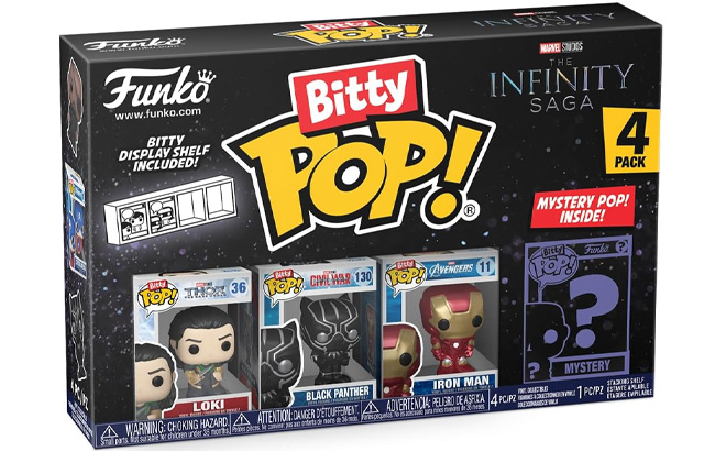 Funko Bitty POP Marvel The Infinity Saga 4 Pack