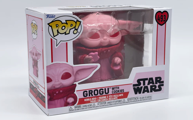 Funko Pop Star Wars Valentines Grogu Figure