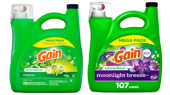 Gain Aroma Boost Detergents 107 Count
