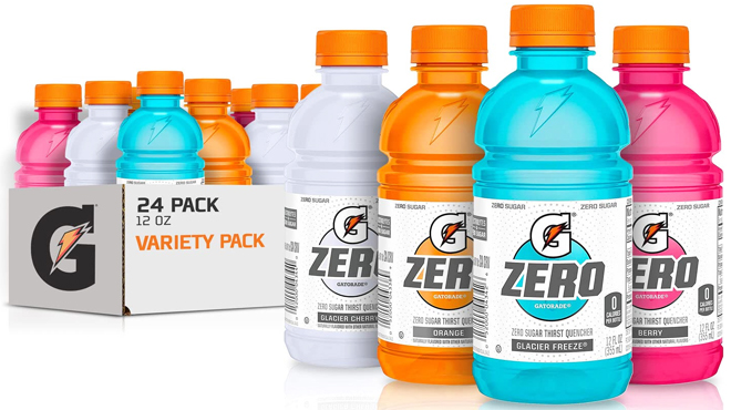 Gatorade Zero Sugar Variety Pack Thirst Quencher 24 Pack