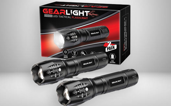 GearLight Mini Camping Flashlights