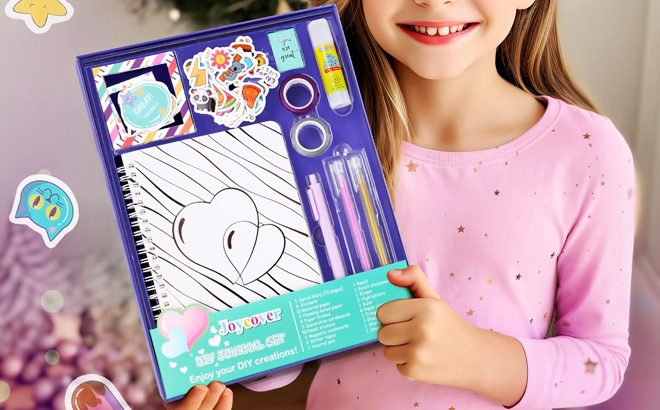 Girl Holdinh a Joycover Kids Journal