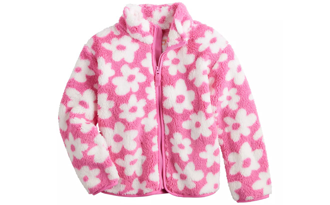 Girls 4 12 Jumping Beans Fleece Jacket