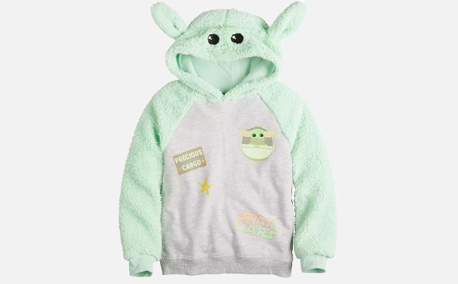 Girls Baby Yoda Hoodie at Kohls