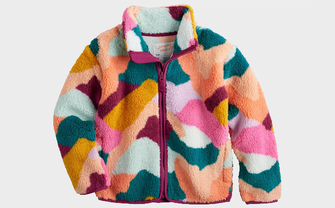 Girls Jumping Beans Fleece Jacket