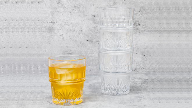 Godinger Dublin Stackable Double Old Fashioned Glass