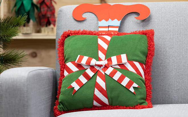 Holiday Time Christmas Pillow