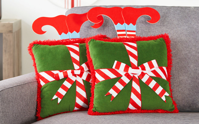 Holiday Time Christmas Pillows 2 Pack