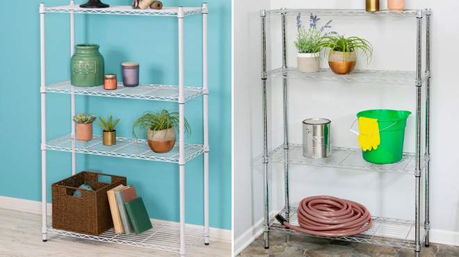 Honey Can Do 4 Tier Heavy Duty Shelving Units