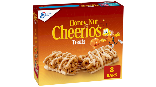 Honey Nut Cheerios Breakfast Cereal Treat Bars 8 Count