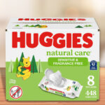 Huggies Baby Wipes 448 Count on a Table