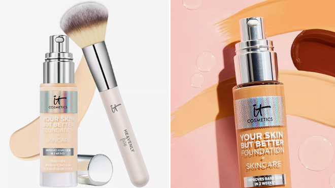 IT Cosmetics Your Skin But Better Foundation with Brush