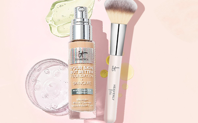 IT Cosmetics Your Skin But Better Foundation with Brush Set