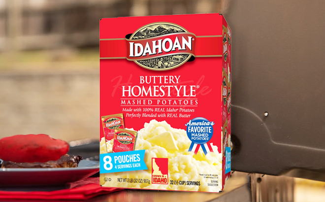 Idahoan Buttery homestyle flavored mashed potatoes