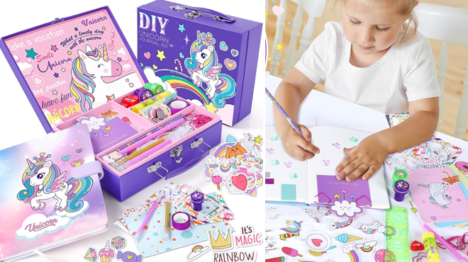 Joycover Unicorn Journal Set for Girls