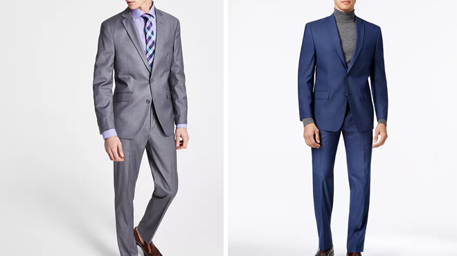 Kenneth Cole Reaction Slim Fit Suit and Marc New York Modern Fit Suit