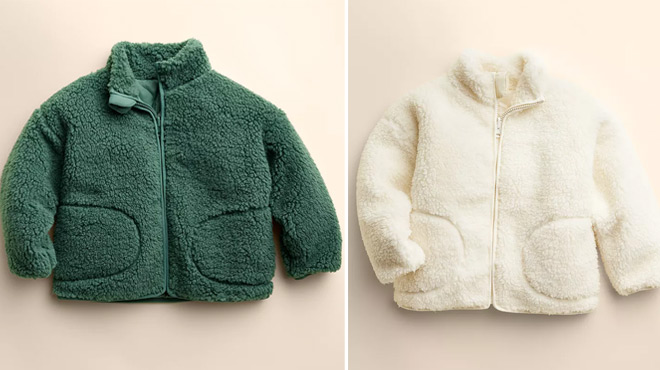 Lauren Conrad Kids Reversible Fleece Jacket