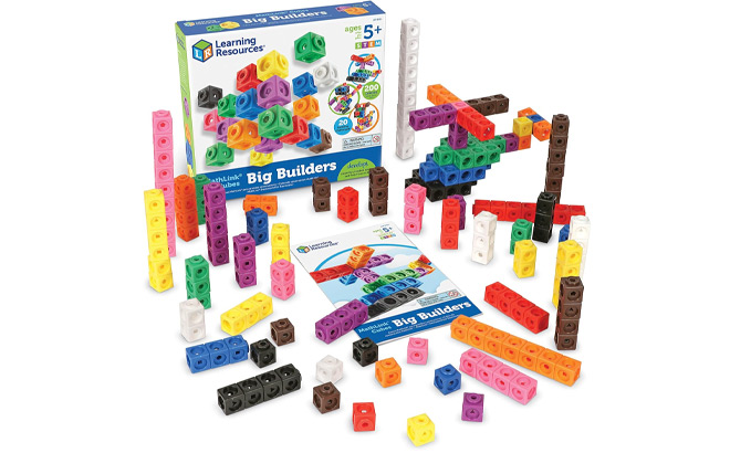 Learning Resources 200 Piece MathLink Cubes