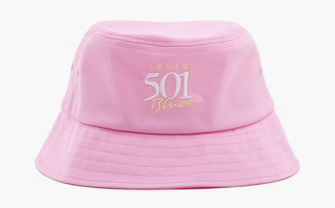 Levis Bucket Hat in Pink