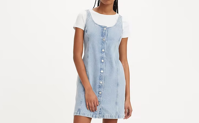 Levis Womens Tuli Denim Mini Dress